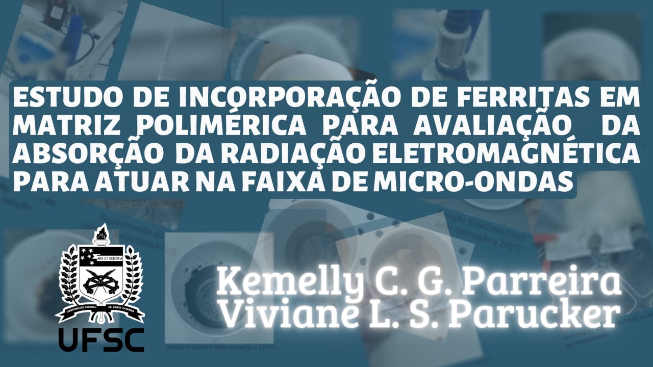 Estudo de incorporação de ferritas em matriz polimérica para avaliação da absorção da radiação eletromagnética na faixa de microondas